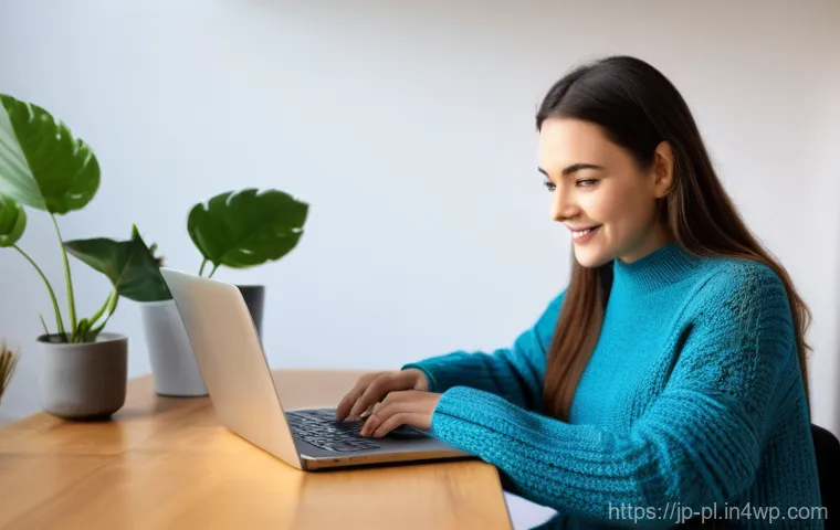 질의응답 세션과 청중의 반응 분석 - Blogger Engaging with Reader Feedback**
    A young, cheerful female blogger, in her early twenties,...