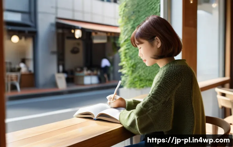 질의응답 세션의 기억에 남는 마무리하기 - **Prompt:** A cozy, sunlit cafe interior in Tokyo. A young woman with short, stylish brown hair is s...